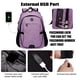 thumbnail image 3 of Mochila Para Portátil De Viaje Antirrobo Puerto Usb De 16 3 Pulgadas, 3 of 8