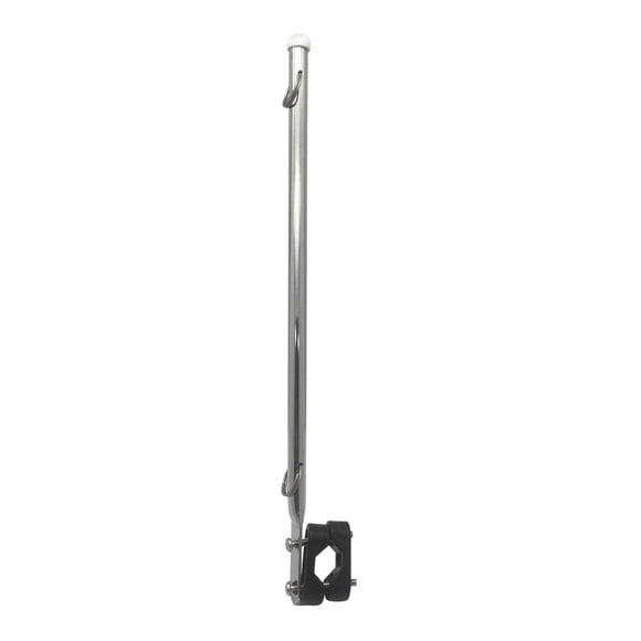 Asta de riel marino, soporte de material acero inoxidable 304 de 14 "de longitud apto para el personal se la la adaptaciónción a rieles de