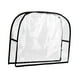 thumbnail image 1 of Funda trasera para silla, silla de peluquería transparente impermeable, silla de peluquería profesional para centro de belleza, salón de SPA, barbería Negro Redondo S, 1 of 5