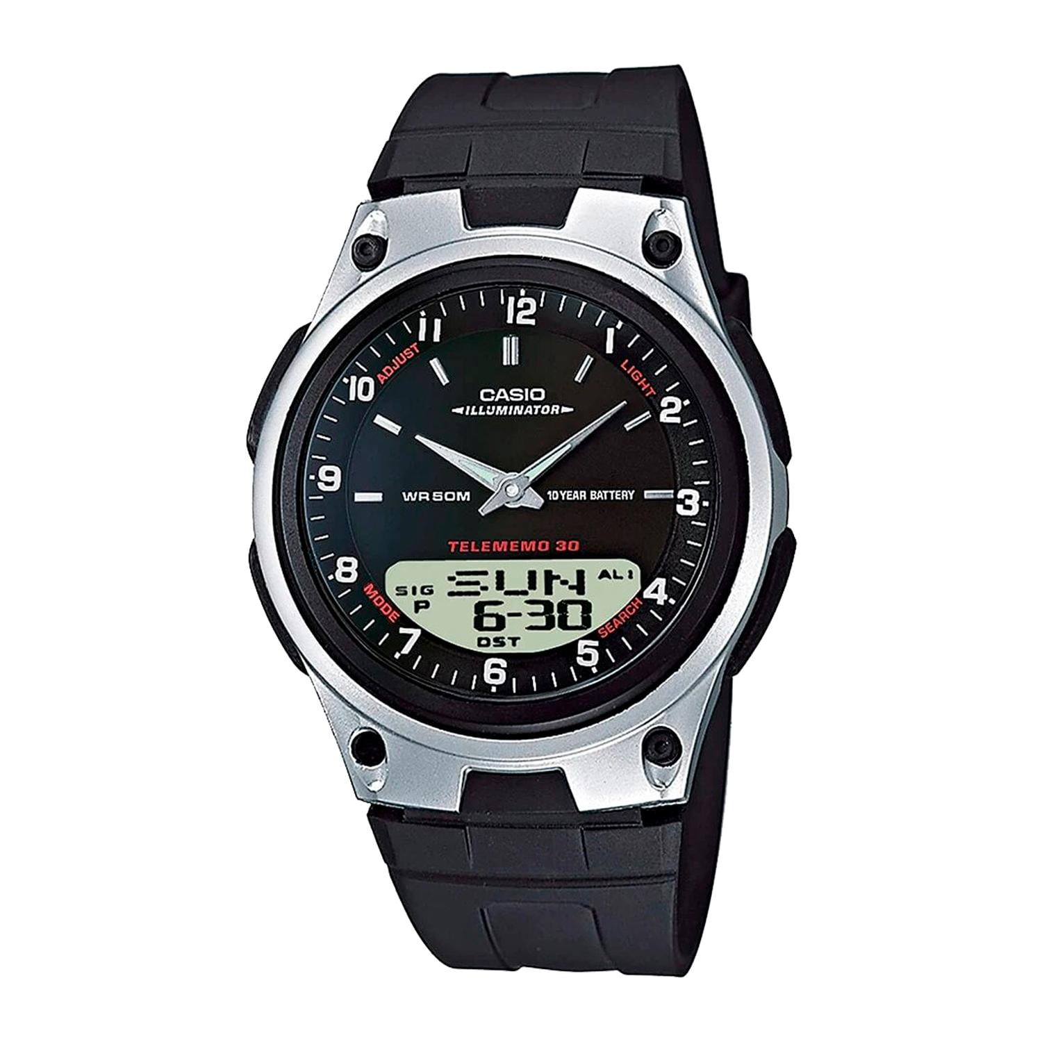 Reloj Hombre Casio Aw-80-1avdf Plateado