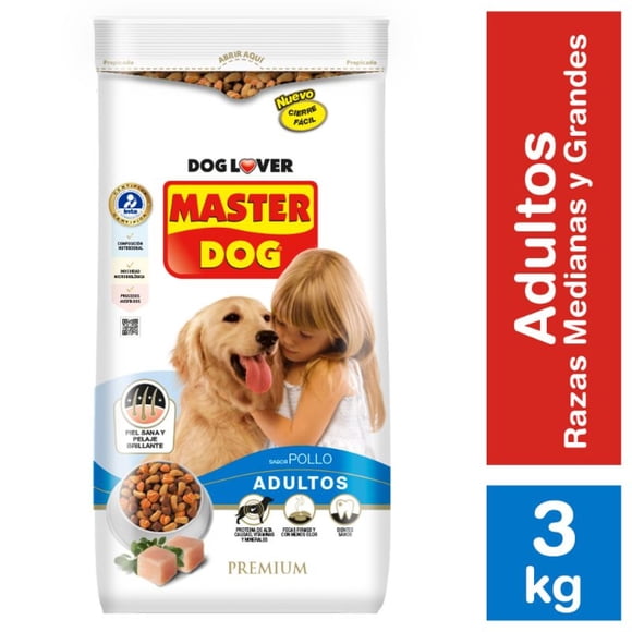 Alimento Perro Adulto Pollo, Arroz y Vegetales