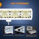 thumbnail image 3 of Barra de luces LED marina Nilight de 12" blanca, combo spot y flood, 3 of 8
