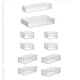 thumbnail image 3 of Organizador De Maquillaje, Cesta De Almacenamiento De Escritorio Acrílica Para Encimera De Tocador, 10 Piezas, 3 of 5