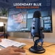 thumbnail image 2 of Micrófono USB Blue Yeti Logitech para juegos, streaming, podcasts, 4 patrones polares, calidad de estudio, Plug & Play - Midnight Blue., 2 of 3