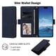 thumbnail image 5 of Funda Billetera Delgada para Google Pixel 9a con Ranuras y Soporte Azul oscuro, 5 of 6