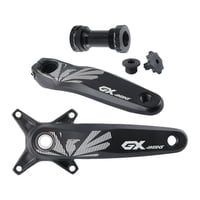 Ioensy - Juego De Brazos De Manivela De Bicicleta, Brazo De Manivela De Fácil Instalación Para Bicicletas De Montaña, Manivela De 17,5 Cm Con Soporte Inferior