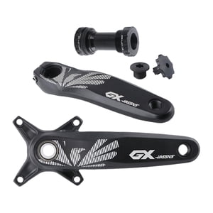 Ioensy - Juego De Brazos De Manivela De Bicicleta, Brazo De Manivela De Fácil Instalación Para Bicicletas De Montaña, Manivela De 17,5 Cm Con Soporte Inferior