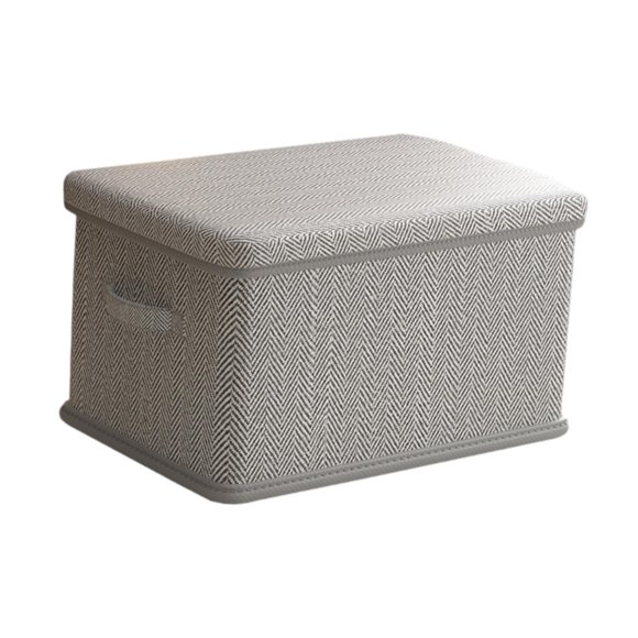 Caja De Almacenamiento Plegable Con Tapa, Lavable, Para Guardar Artículos Diversos, Juguetes, Mantas, Grande