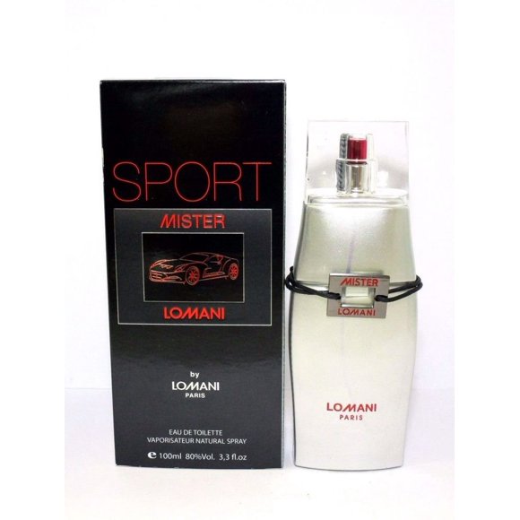 Perfume Lomani Mister Lomani Sport Eau de Toilette para hombre, 100 ml