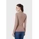 thumbnail image 3 of Polera Mujer Aplicación Cuello Café, 3 of 4