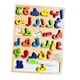 thumbnail image 1 of Juego De Rompecabezas De Madera Tablero De Rompecabezas De Alfabeto árabe Colorido Para Niños Pequeños C, 1 of 5
