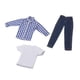 thumbnail image 5 of Ropa De Figura De Hombre A Escala 1/12, Atuendo Moderno Para Figura De 6 Pulgadas, Largo Azul, 5 of 5