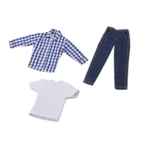 Bothyi - Ropa De Figura De Hombre A Escala 1/12, Atuendo Moderno Para Figura De 6 Pulgadas, Largo Azul