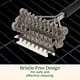 thumbnail image 4 of Cepillo para parrilla Cuisinart, triple bobina, 43 cm, acero inoxidable, 4 of 6