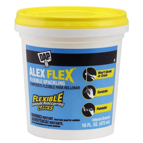 Spaquetería flexible DAP INC Alex Flex PT 473 ml, color blanco