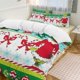 thumbnail image 2 of Merry Christmas Grinch Smiley 3 Pieces Duvet Cover Set Full Size Super Soft Fade Resistant Microfiber, 2 of 4