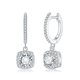 thumbnail image 1 of Moissanite Dangle Earrings para Mujer Aretes de Diamante de 0.5 a 1 Quilate Color D VVS1 Aretes Cuadrados de Plata Esterlina S925 para Mujer Regalo de San Valentín Cumpleaños, 1 of 7