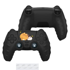 Funda Protectora Silicona Aaronmei Ps5 Negra