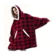 thumbnail image 3 of Poleron Sherpa Con Chiporro Invierno Diseño Cuadros, 3 of 3
