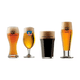 thumbnail image 1 of Set 4 Vasos Cerveceros Colo Colo Colección Para Bar Asado, 1 of 2