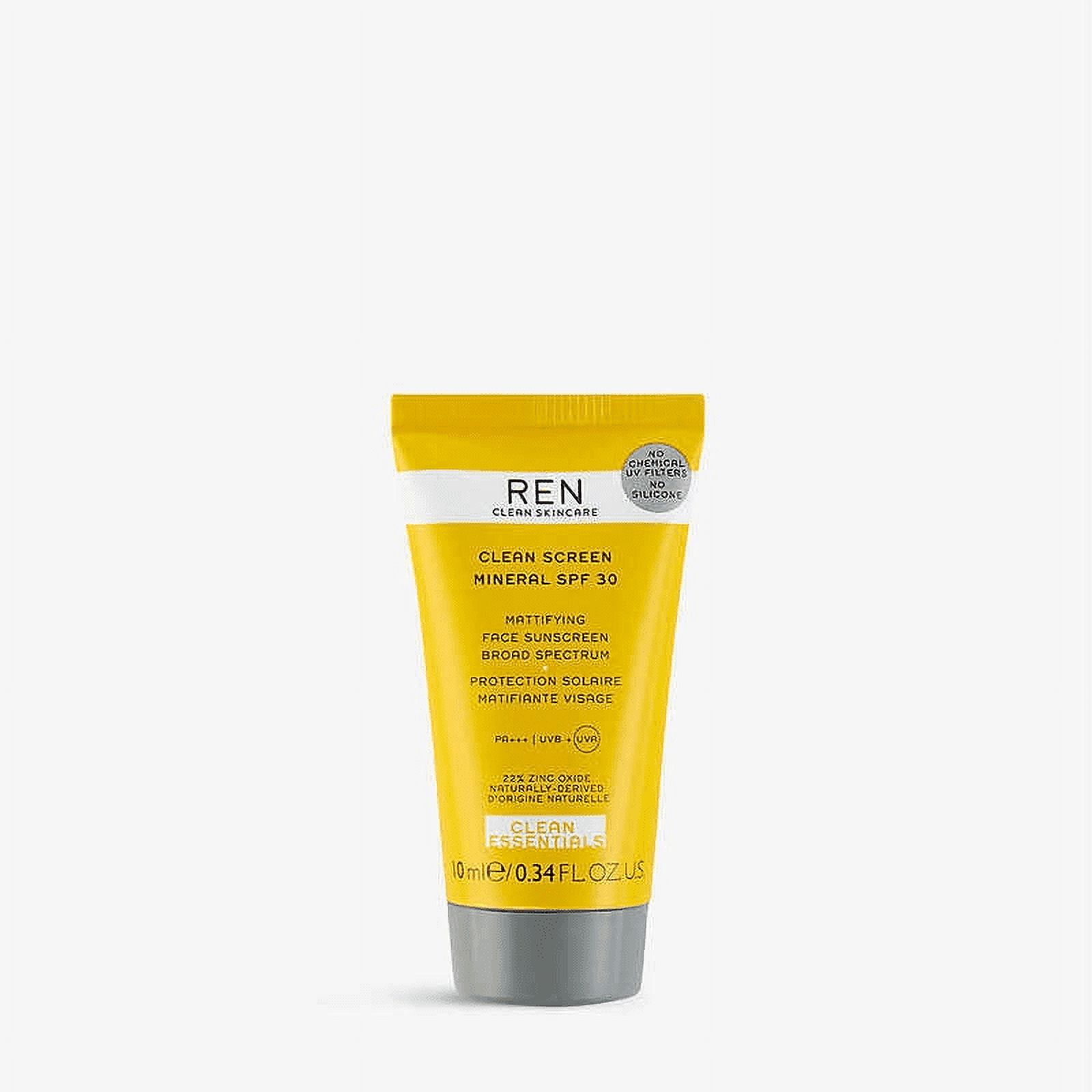 Ren - Clean Skincare Spf30 Mattifying Face Sunscreen (10Ml)