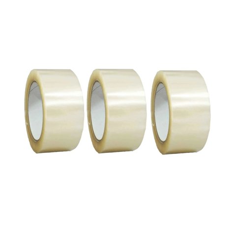 Tatou Pack - Pack 3 Cintas Para Embalaje Transparente