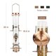 thumbnail image 2 of Comedero para pájaros, tubo colgante, alimentador de semillas para pájaros silvestres de aluminio, 2 of 7