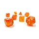 thumbnail image 2 of Set de dados Wondertrail Borealis Blood Orange Luminary 16 mm, 2 of 2