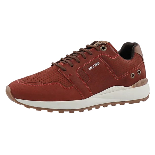 Zapatilla Ferracini Hombre Dark 9351 Rojo Urbano