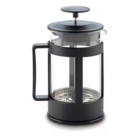 Genérico - Cafetera Prensa Francesa Manual De Café, 600 Ml, Color Negro