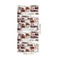 thumbnail image 3 of 1pc Red Vintage Brick Self-Adhesive Waterproof Wallpaper, Peel And Stick, Removable Wallpaper For Room Backdrop, Furniture Appliance Refurbishment, Home Improvement, 3 of 4