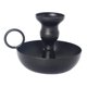 thumbnail image 1 of Portavelas Cónico De Hierro Forjado Negro Portavelas De Cono Comedor Fiesta, 1 of 5