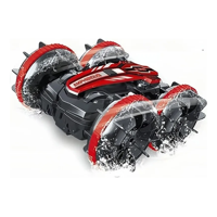 Genérico - Carro Rc Anfibio Stunt 360 Lijiasu Cv-B500 Rojo