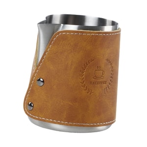 Bothyi - Jarra Sin Asa De Acero Inoxidable Para Espumar Leche Con Leche Latte Art Latte