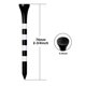 thumbnail image 2 of Tees de Golf de Madera Zivisk 70 mm Negro - Pack de 100, 2 of 7