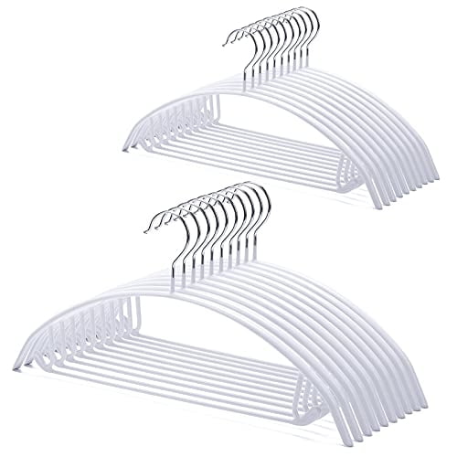 Suit Hanger Nature Smile, antideslizante, paquete de 20 unidades, metal con revestimiento de PVC