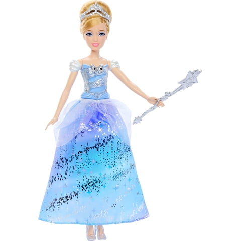 Muñeca De Moda Mattel Disney Princess Cenicienta Con Vestido Iluminado