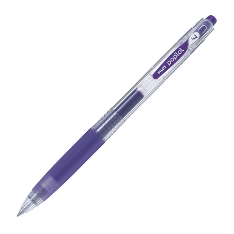 Pilot - 12 Un. Lapiz Gel Pop´Lol Violeta 0.7 Mm.