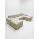 thumbnail image 2 of SOFA U SECCIONAL BEIGE LINO, 2 of 3