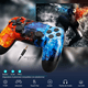 thumbnail image 2 of Mando inalámbrico para P4, mando a distancia compatible con P-4/P-4 Slim/P-4 Pro/PC, Ice & Fire, 2 of 6