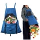 thumbnail image 1 of Deldelal de jardín - Cross Back Deldelal de jardinería con bolsillos para mujeres y hombres | Deldelal de cosecha con bolsa de canguro grande (solo hay una bolsa de recogida), 1 of 3