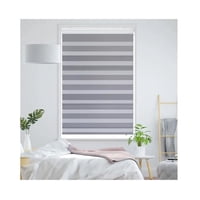 Genérico - Cortinas Roller Dúo 90 X 20 Gris 310