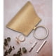 thumbnail image 3 of Bolso de mano MOSSMON 23 cm Clutch de cristal dorado para eventos nocturnos, 3 of 6
