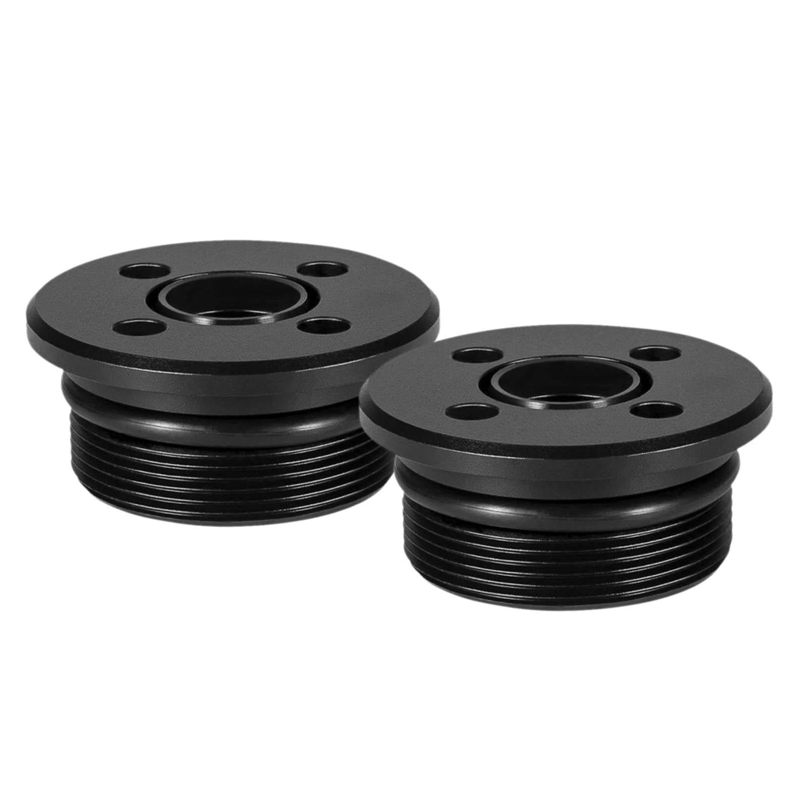 Ioensy - 2 Tapas De Extremo De Cilindro De Ajuste De Motor Fueraborda Tapas De Extremo De Inclinación De Metal Para