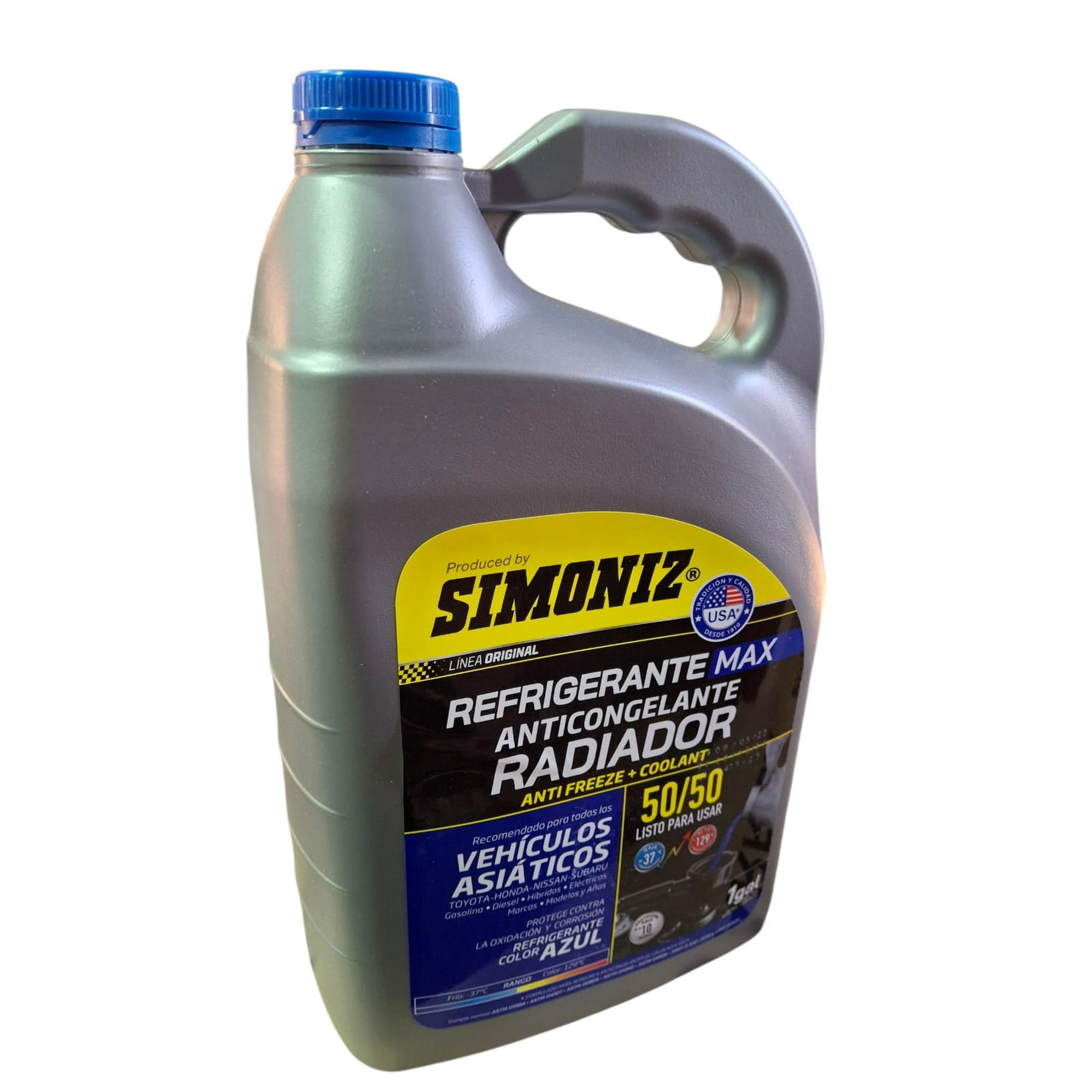 Refrigerante Anticongelante Simoniz 50/50 Vehiculos Asiaticos