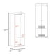 thumbnail image 3 of Closet Colgador 2 Puertas Tuhome 170x60x40,2 Cm Fresno, 3 of 3