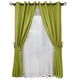 thumbnail image 1 of Set de Cortinas Rústica Con Argollas 8 Piezas Pistacho, 1 of 4