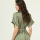 thumbnail image 3 of Bata de Mujer Mini Satin Verde, 3 of 4