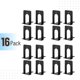thumbnail image 2 of Soporte para libros Mr. Pen 16 unidades metal resistente negro, 2 of 6