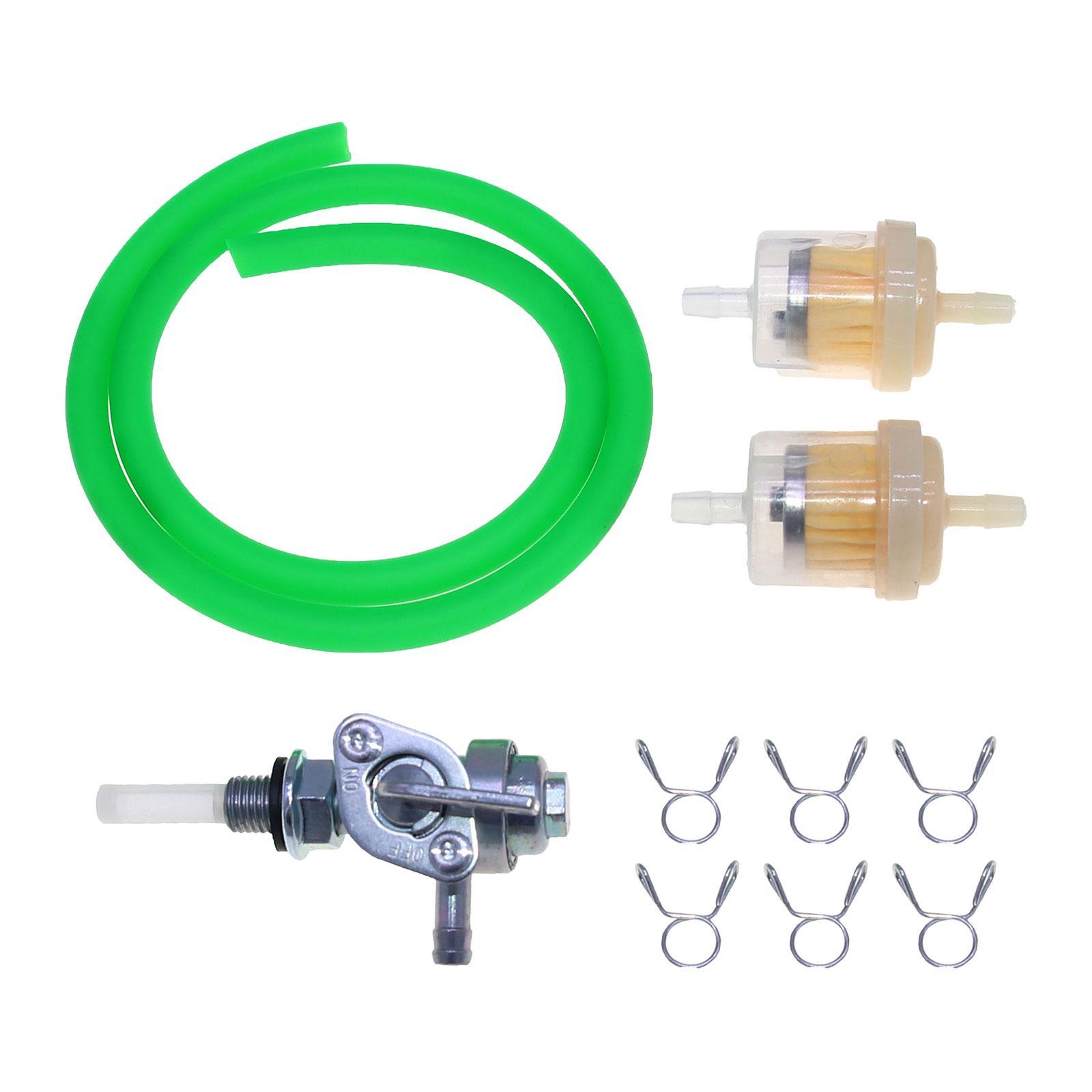 Ioensy - Interruptor De Gasolina Con Filtro De Aceite Para Manguera De Combustible, Conveniente Para Motocicletas De 50 Cc A 150 Cc